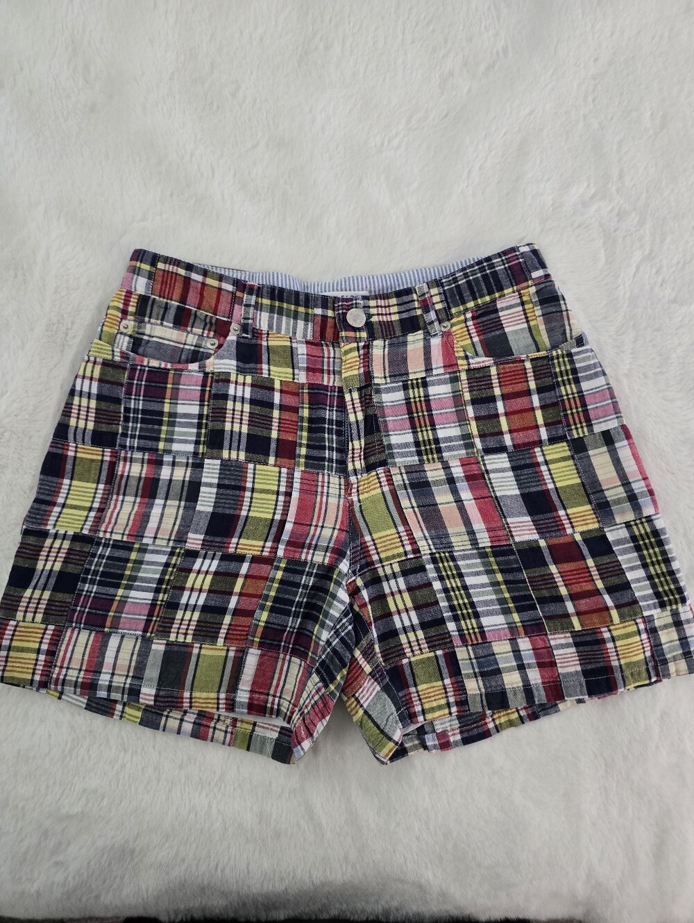 Tommy Hilfiger Multi-Color Plaid Women’s Bermuda Shorts